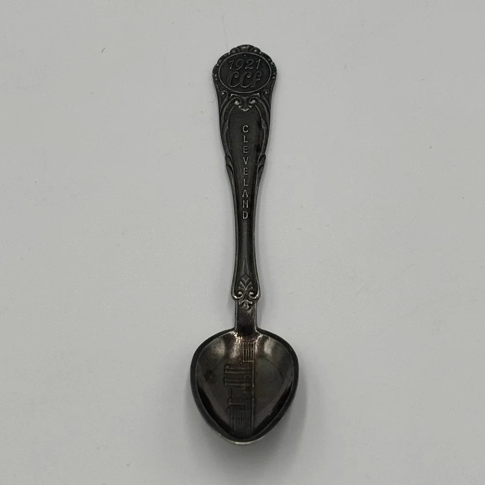 1921‎ CCF Cleveland silver plated souvenir spoon